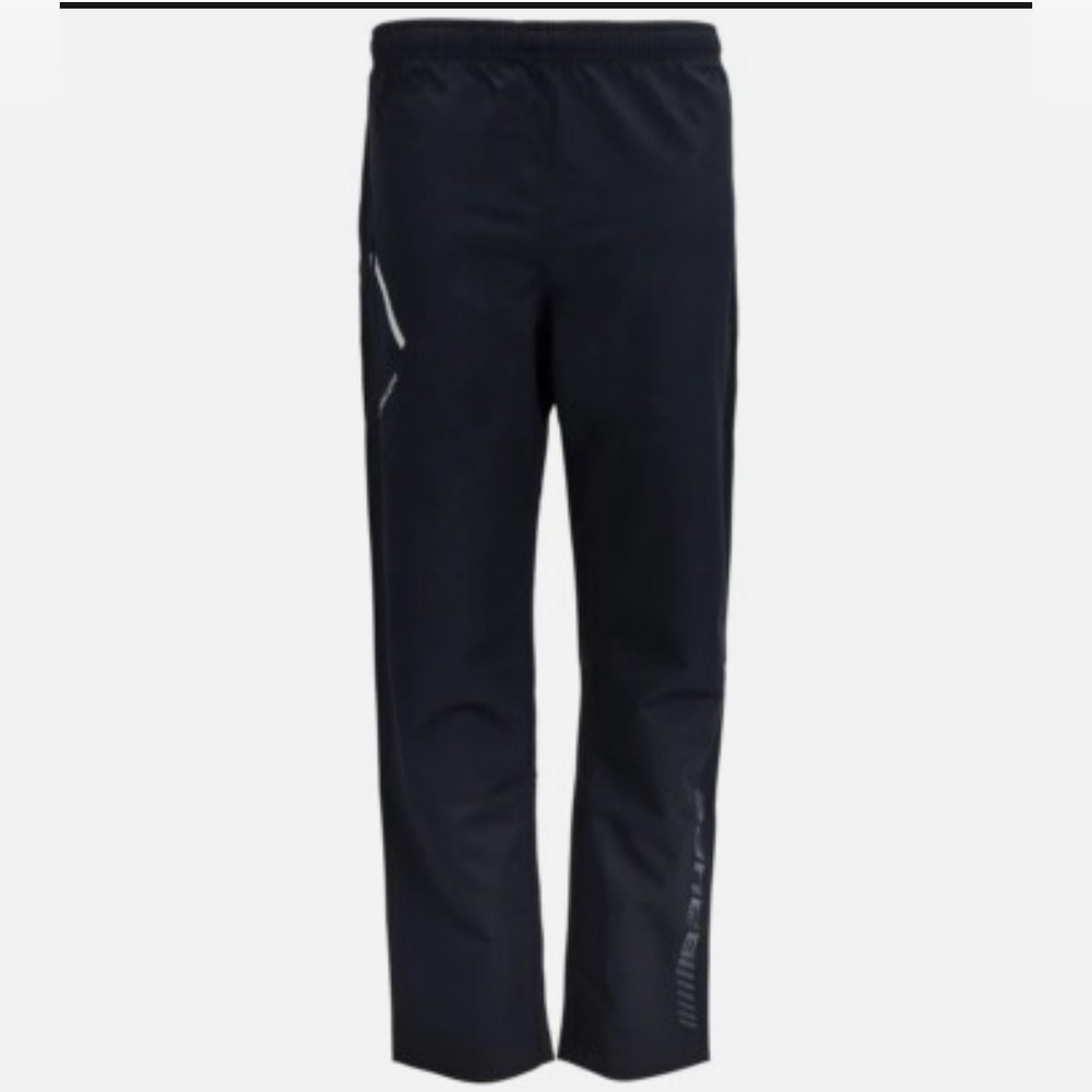 Bauer Supreme Black Sweatpants Warm Up Joggers - mens small